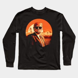 Trump 2024 Sunset Long Sleeve T-Shirt